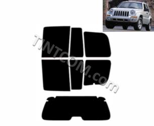                                 Pre Cut Window Tint - Jeep Cherokee (5 doors, 2001 - 2005) Solar Gard - NR Smoke Plus series
                            